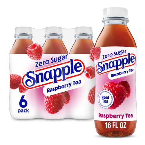Snapple Zero Sugar Raspberry Tea - 2.667 Fluid Ounce - 6 Count