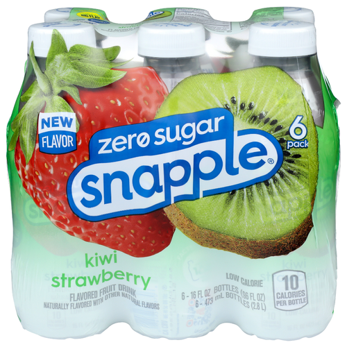 Snapple Kiwi Strawberry Flavored Fruit Drink - 16 Fluid Ounce - 6 Count