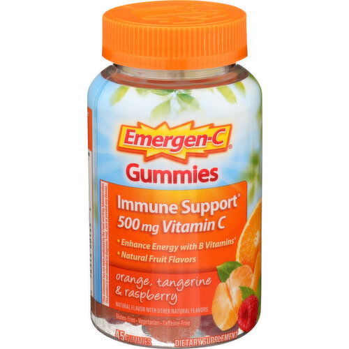 Emergen-C Vitamin c Supplement Core Gummies - 45 Count