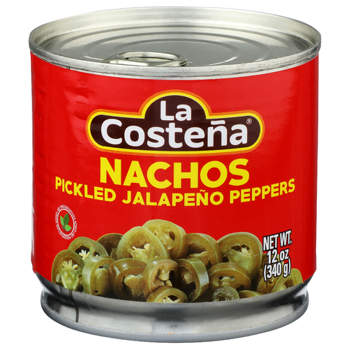 La Costena Nachos Pickled Jalapeno Peppers - 12 Ounce