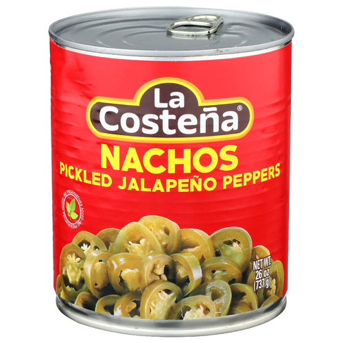 La Costena Nachos Pickled Jalapeno Peppers - 26 Ounce