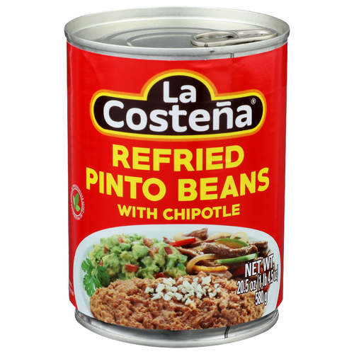 La Costena With Chipotle Refried Pinto Beans - 20.5 Ounce