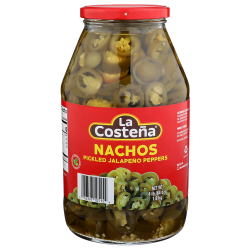 La Costena Pickled Jalapeno Peppers - 4 Pound