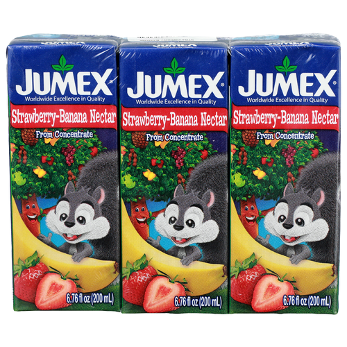 Jumex Strawberry Banana Nectar - 6.76 Fluid Ounce - 3 Count