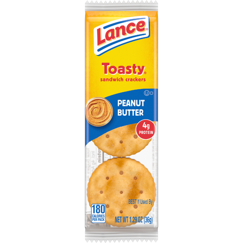 Lance Toasty Peanut Butter Sandwich Crackers - 1.29 Ounce Image 1 of 2