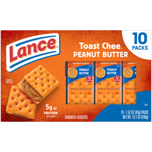 Lance Toastchee Peanut Butter - 15.1 Ounce Image 1 of 2