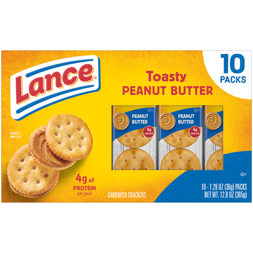 Lance Peanut Butter Sandwich Crackers - 12.8 Ounce Image 1 of 2