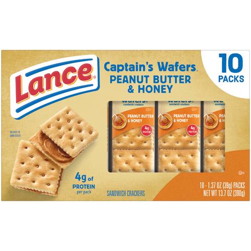 Lance Peanut Butter And Honey - 13.7 Ounce Image 1 of 2