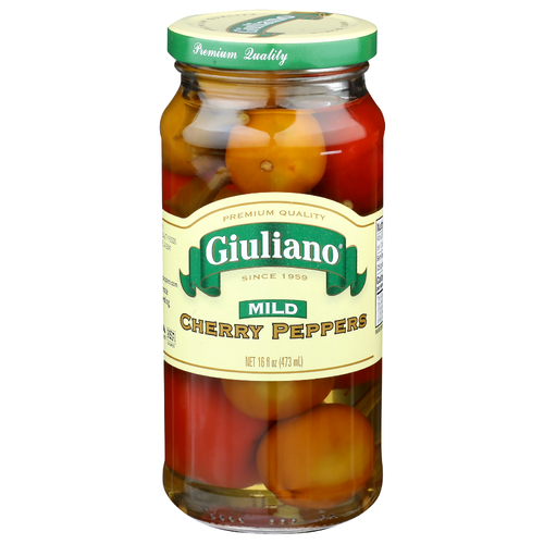 Giuliano Mild Cherry Peppers - 16 Fluid Ounce