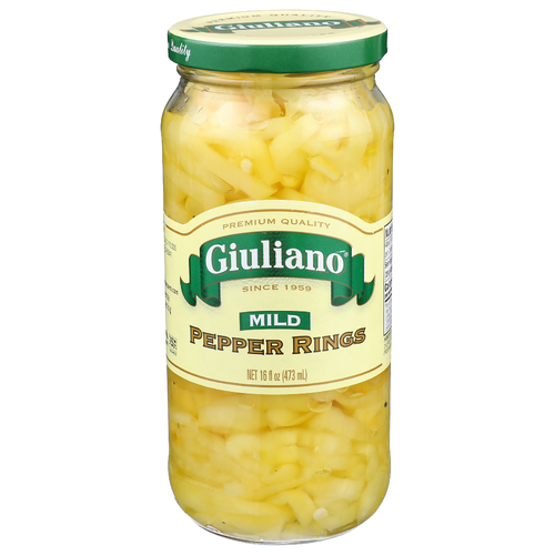 Giuliano Mild Pepper Rings - 16 Fluid Ounce