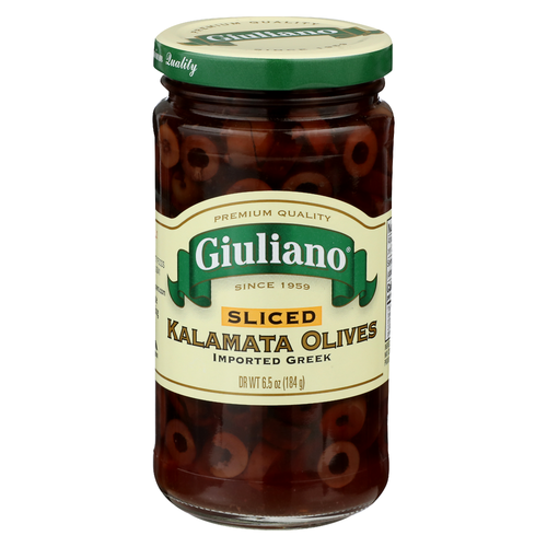 Giuliano Sliced Kalamata Olives - 6.5 Ounce