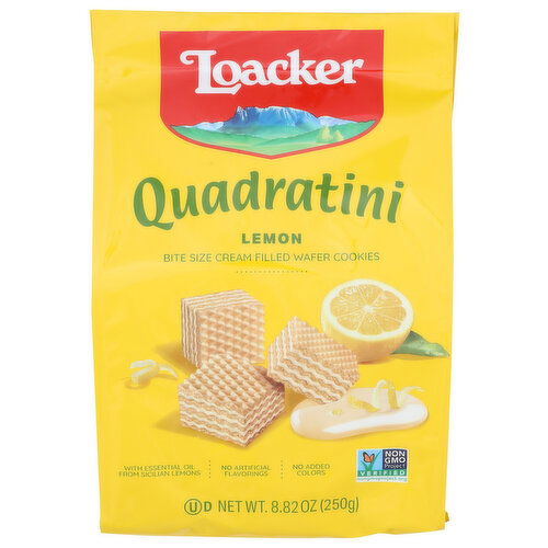 Loacker Lemon Quadratini 250GX6 - 8.82 Ounce