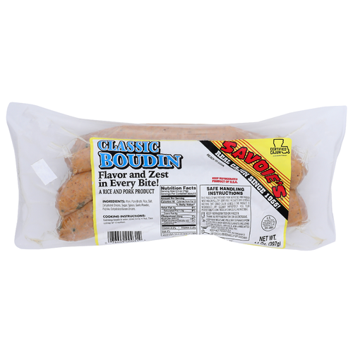 Savoie's Classic Real Cajun! Boudin - 14 Ounce