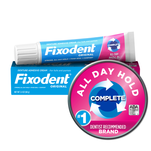 Fixodent Denture Adhesive Cream - 2.4 Ounce