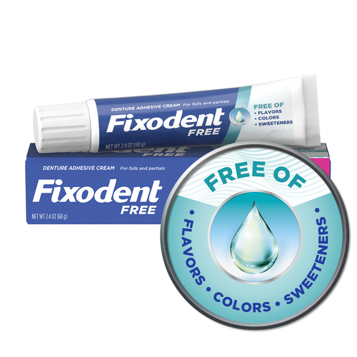 Fixodent Denture Adhesive Cream - 2.4 Ounce