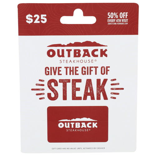 Outback Steakhouse Gift Card - 1 Each