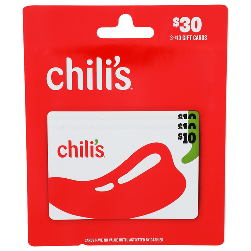 Chili's Card - 3 Count
