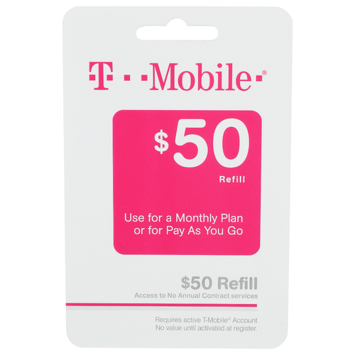 T-Mobile Gift Card - 1 Each