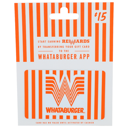 Whataburger Gift Card - 1 Each