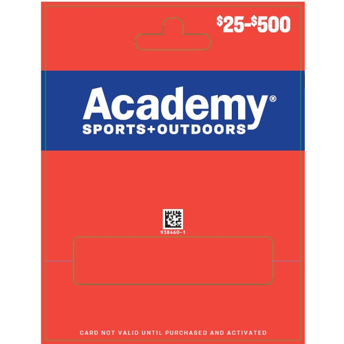Academy SPORTS & OUTDOORS $25-500 - 1 Each