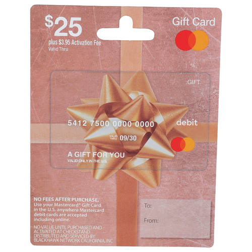 Debit Gift Card - 1 Each