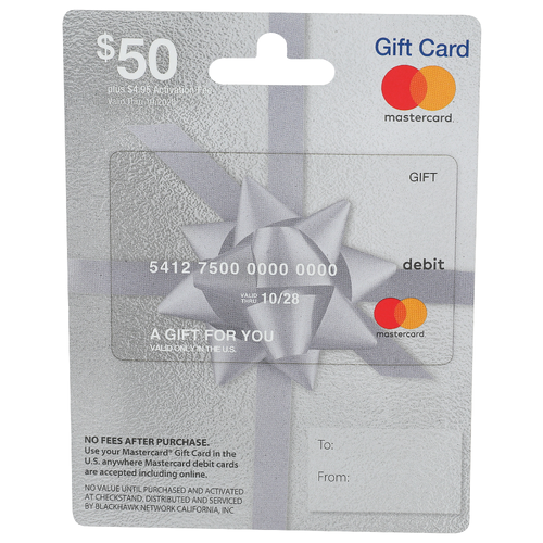 Mastercard Gift Card - 1 Each