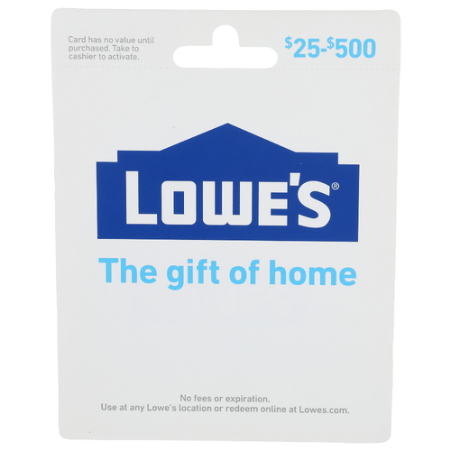 Lowe's Gift Card Mall - 1 Each