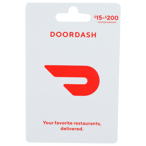 Doordash $15 $200 Gift Card $15 $200 - 1 Each