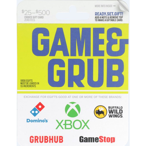 Original Content Swap $25-500 Game & Grub Gift Card - 1 Each