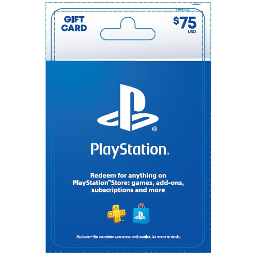 Sony Computer Entertainment America $75 Playstation - 1 Each