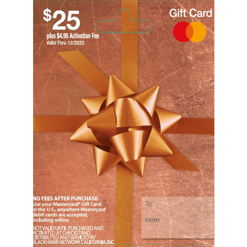 Mastercard Keystone Gift $25 Meta Plus - 1 Each