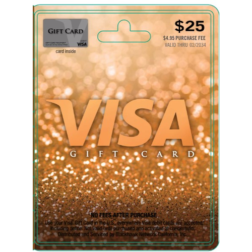 Visa Gift Bliss $25 Card Meta - 1 Each