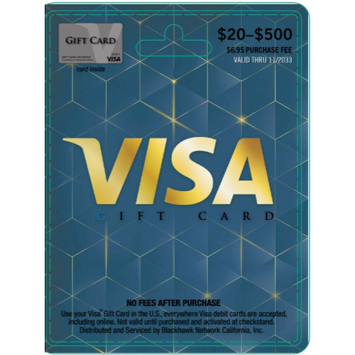 Visa Gift Bliss $20-500 Card Meta - 1 Each