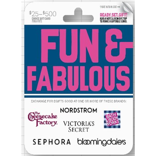 Original Content Swap $25-500 Fun & Fabulous Gift Card - 1 Each