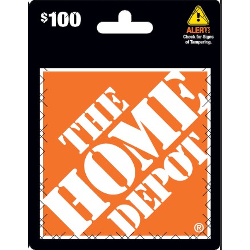 Home Depot $100 - 1 Each