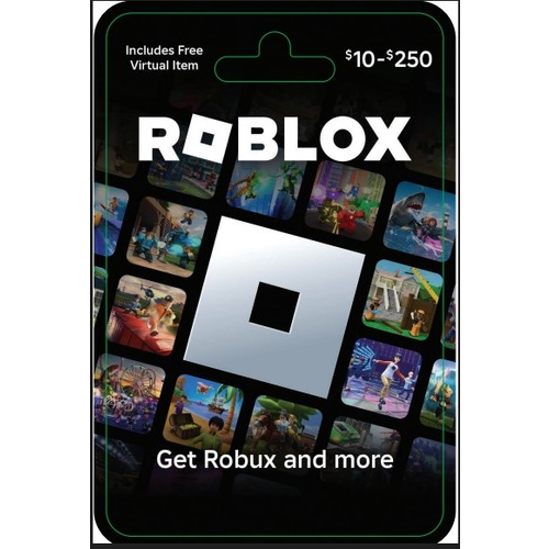 Roblox $10-250 - 1 Each