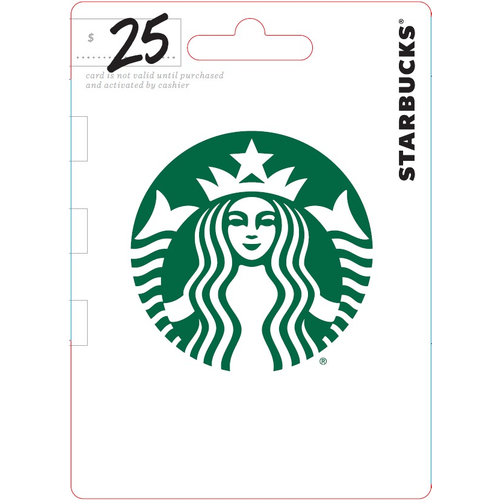 Starbucks $25 - 1 Each
