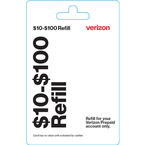 Verizon $10-100 - 1 Each