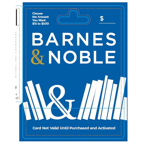 Barnes & Noble $15-$500 Gift Card - 1 Each