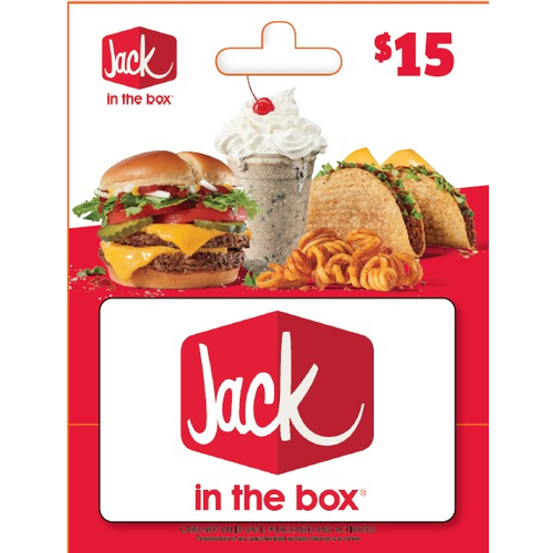 Jack In The Box $15 - 1 Each