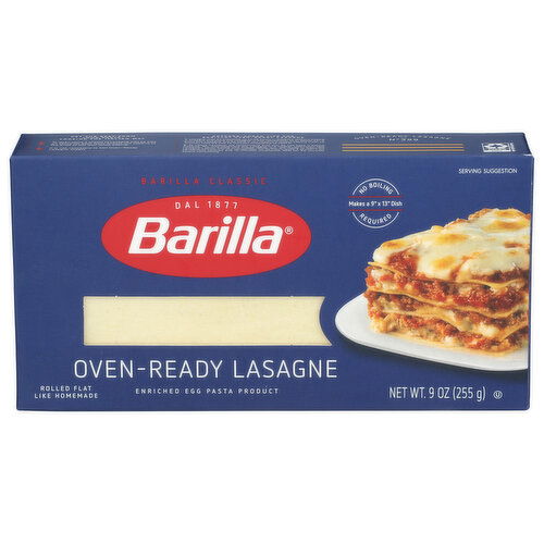 BARILLA Pasta Lasagne - 9 Ounce