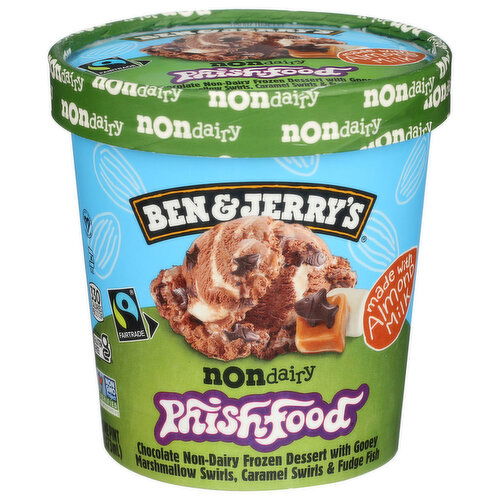 BEN & JERRY'S Phishfood Non-Dairy Ice Cream - 1 Pint