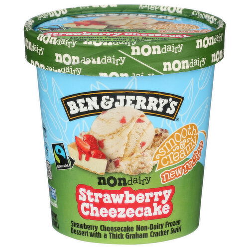 BEN & JERRY's Non Dairy Strawberry Cheesecake - 1 Pint