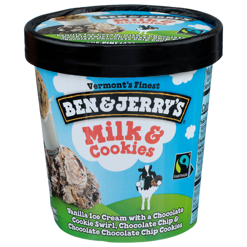 Ben & Jerry's Milk & Cookies Ice Cream - 1 Pint
