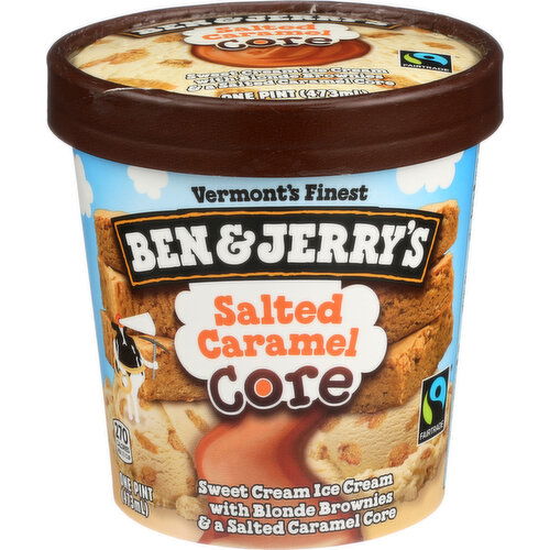 Ben & Jerry's Ice Cream Salted Caramel Core - 1 Pint