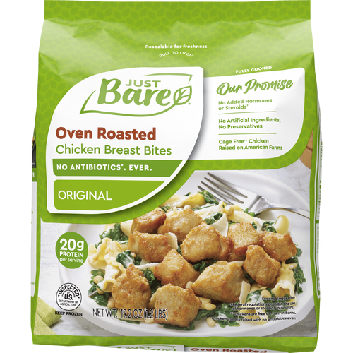 Just Bare Original Oven Roasted Chicken Breast Bite - 19.2 Ounce