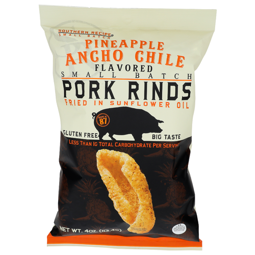 Southern Recipe Small Batch Pineapple Ancho Chile Pork Rinds - 4 Ounce