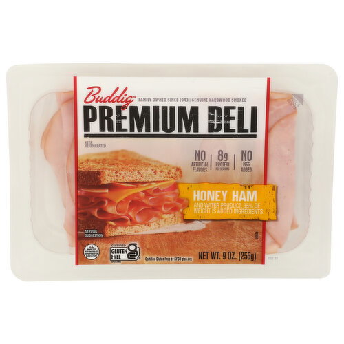 Carl Buddig Premium Deli Honey Ham - 9 Ounce Image 1 of 4