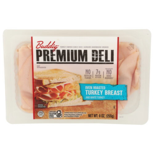 Carl Buddig Premium Deli Oven Roasted Turkey Breast - 9 Ounce Image 1 of 4
