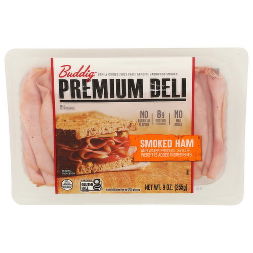 Carl Buddig Premium Deli Smoked Ham - 9 Ounce Image 1 of 4